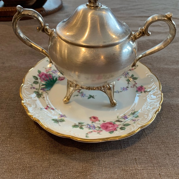 Vintage international Silver company Silver-plated Sugar Bowl - Picture 2 of 7